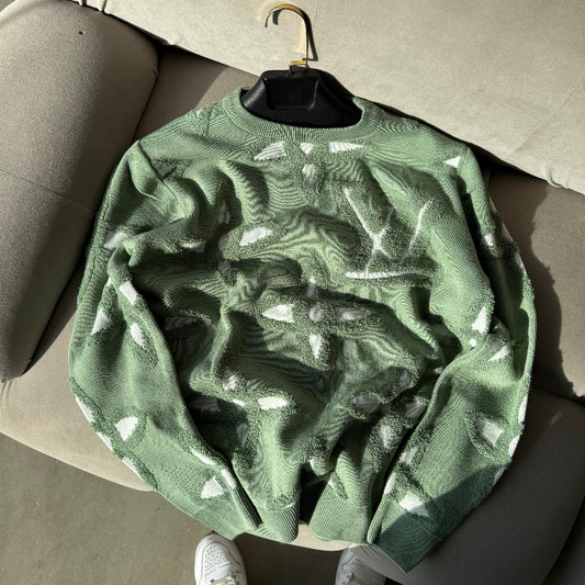 LV çiçekli yeşil (PREMİUM KALİTE)