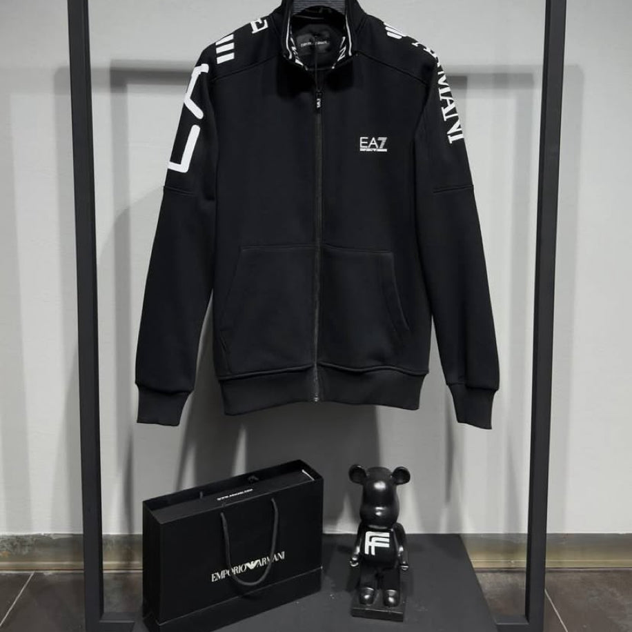 Ea7 siyah şardonlu polar (PREİMUM KALİTE)