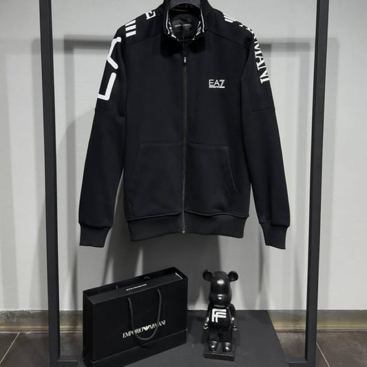 Ea7 siyah şardonlu polar (PREİMUM KALİTE)