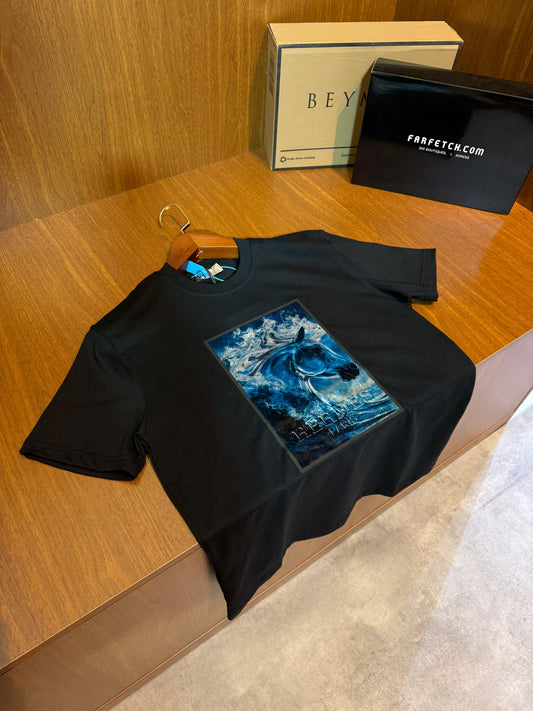 HERMES siyah tişört (PREMİUM KALİTE)