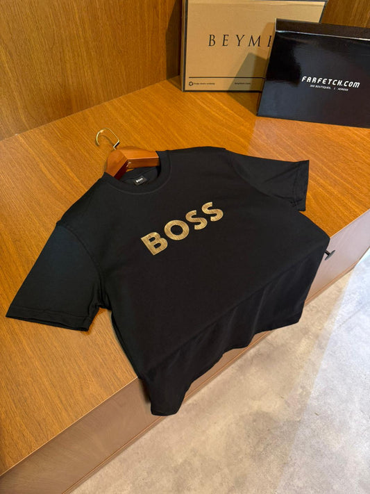 BOSS siyah tişört (PREMİUM KALİTE)
