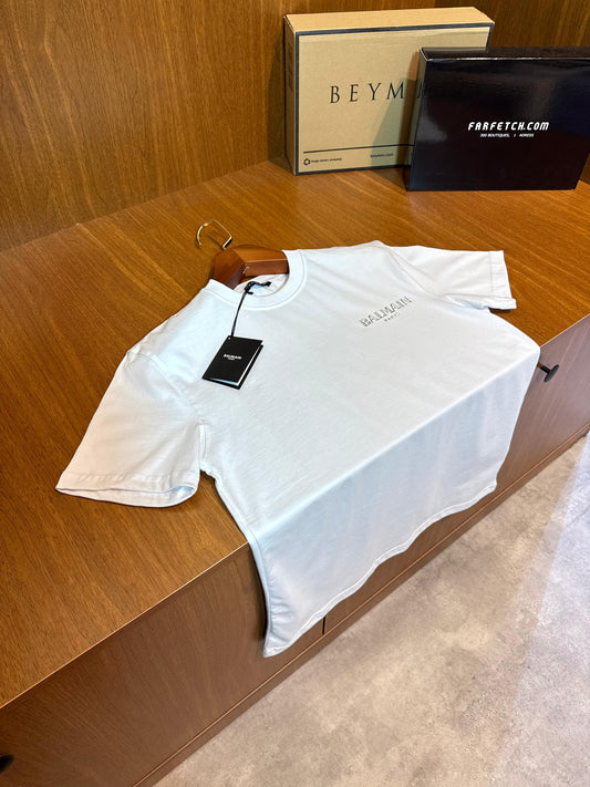 BALMAİN beyaz tişört (PREMİUM KALİTE)