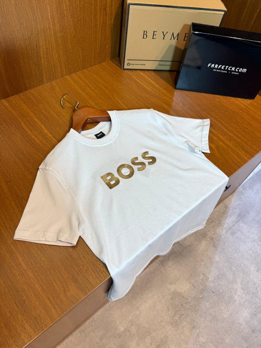 BOSS beyaz tişört (PREMİUM KALİTE)